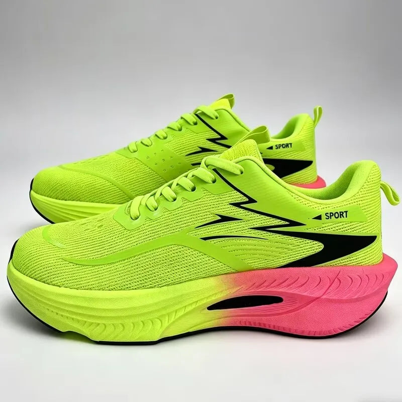 Marathon Running Shoes Men Casual Carbon Board Sports Breathable Lightweight Women's Comfortable Athletic Antiship Sneakers New