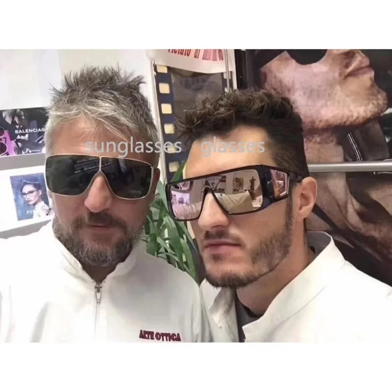 Oversized Sunglasses Men Retro Male Goggle Glasses