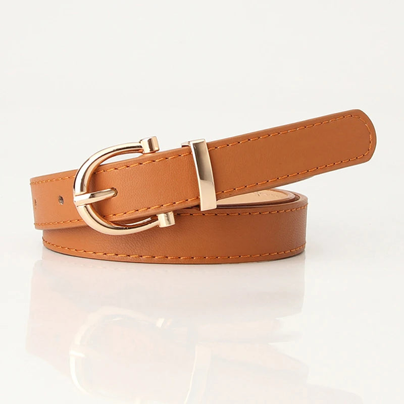 Leather Female Belt Strap Black Brown Green Women Belts Ladies Dress Belt Girls Pants Jean Waist Belt