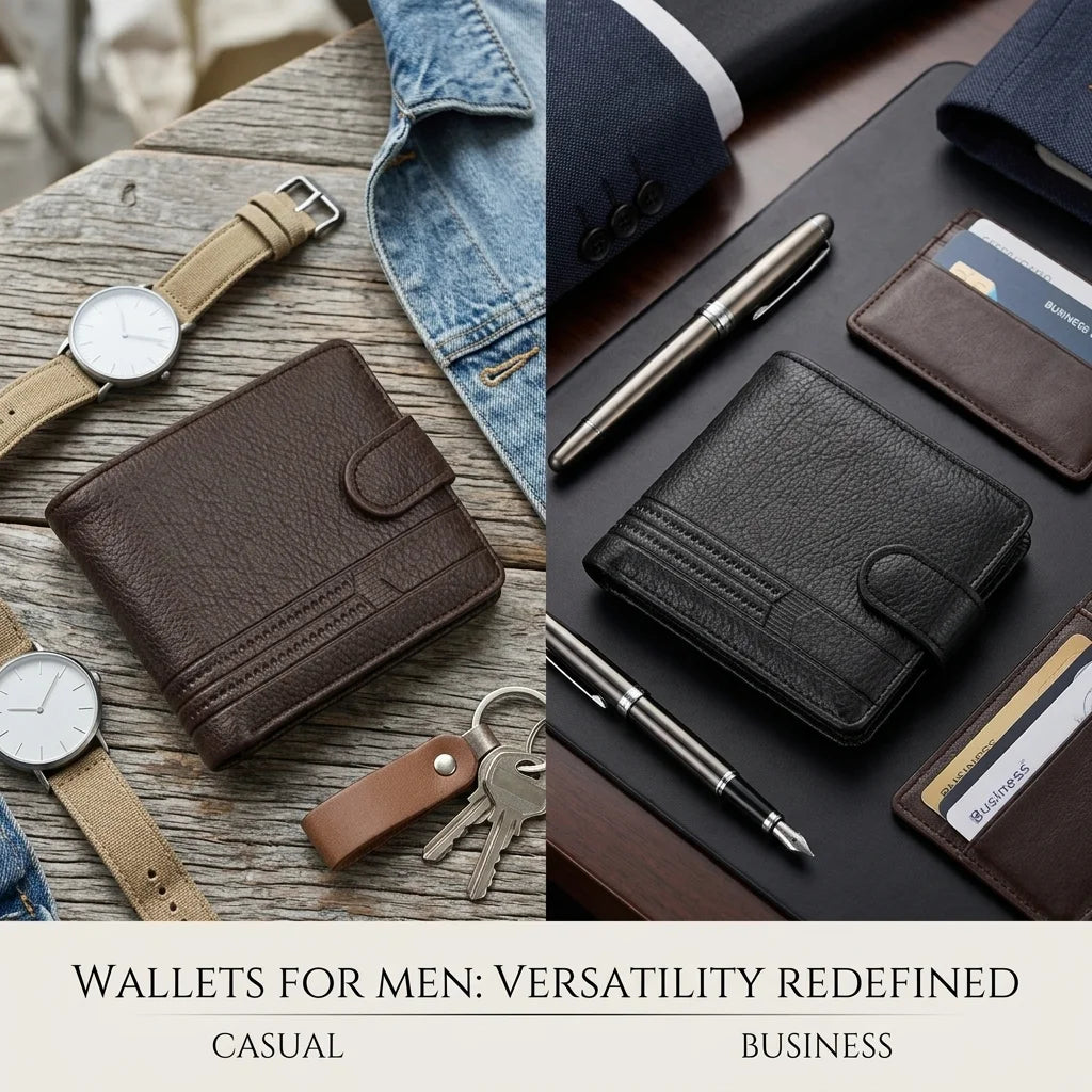 Leather Wallet for Men Credit/Debit Card Slots Wallets Men Suitable for Daily Casual and Business Use for Daily Casual  Business