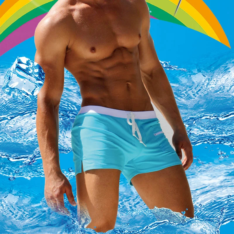 Swimsuits Man 2024 Summer Beach Shorts Mesh Lined Swimwear Board Shorts Male Men's Swimming Trunks Bathing Suit Sports Clothes