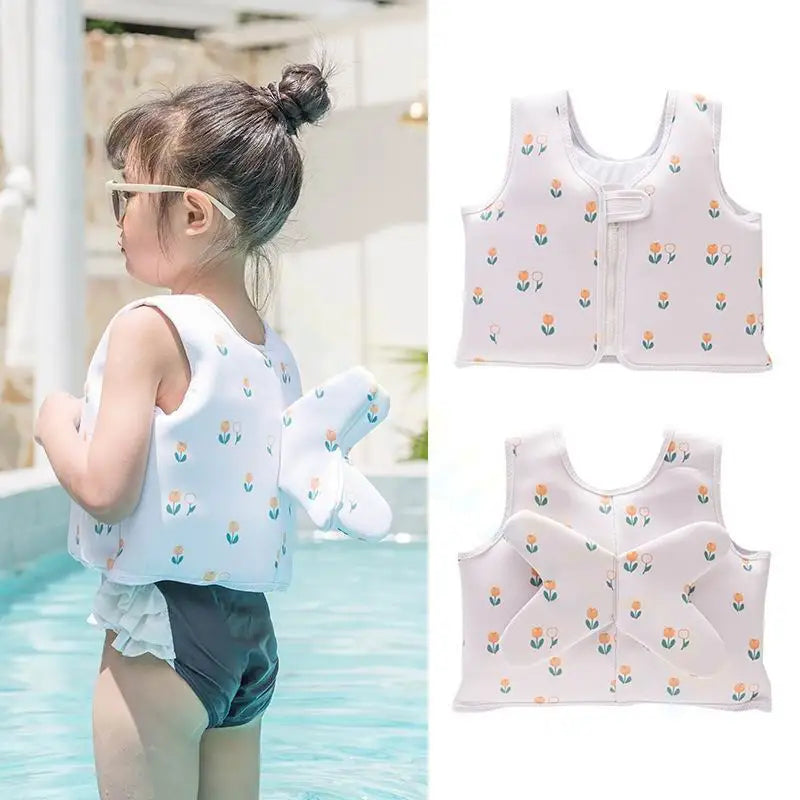 Girls Boys Swim Vest Toddler Baby Life Jackets For Kids swimming Activities Beginner Swimmer Floating Aid