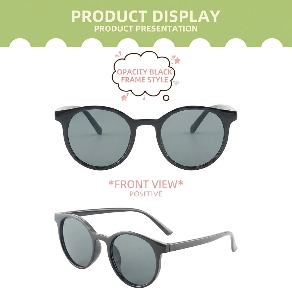 Kids Sunglasses Polarized Jelly Color Sunglasses Oval Frame Sunglasses  For Beach Friend Gatherings Daily Outings