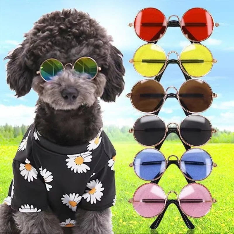 Pet Accessories Cat Glasses Non-slip Kitten Glasses Small Dog Sunglasses Puppy Kitty Cat Sunglasses Cosplay Costume Photos Props