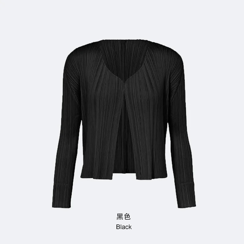 Qingbei Women's Slim Fit Short Outerwear Folded Sun Protection Light Design Fashionable Air Conditioning Cardigan Polyester L...