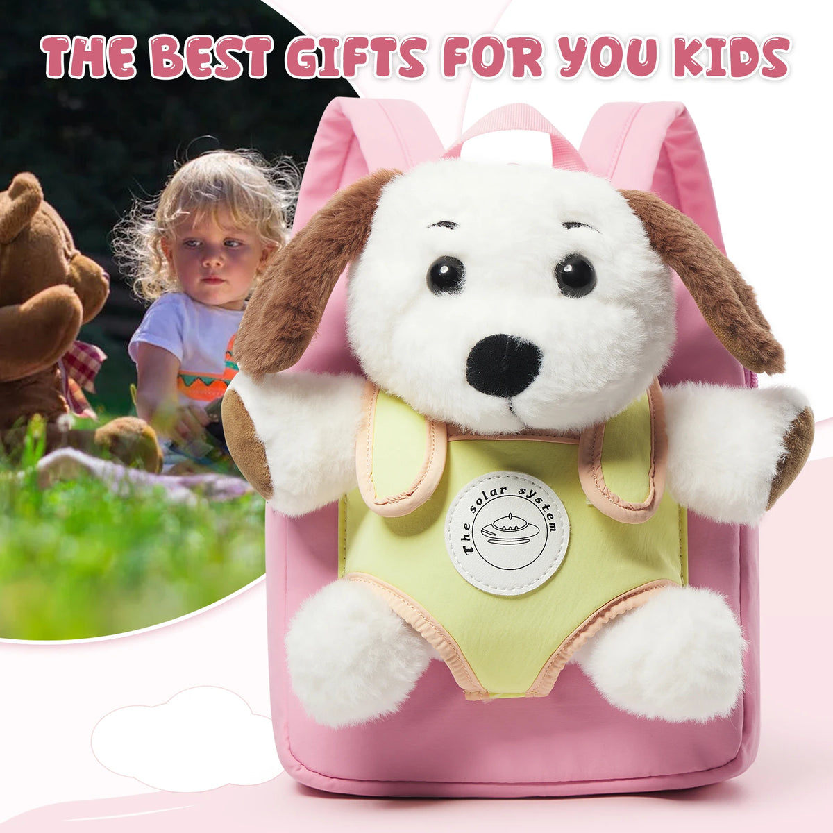 Plush Backpack Girls Boys Cute Preppy Kawaii Plushie Doll Fur Bag Children's Bag School Bag Mini Bags Kids Backpack Kindergarten