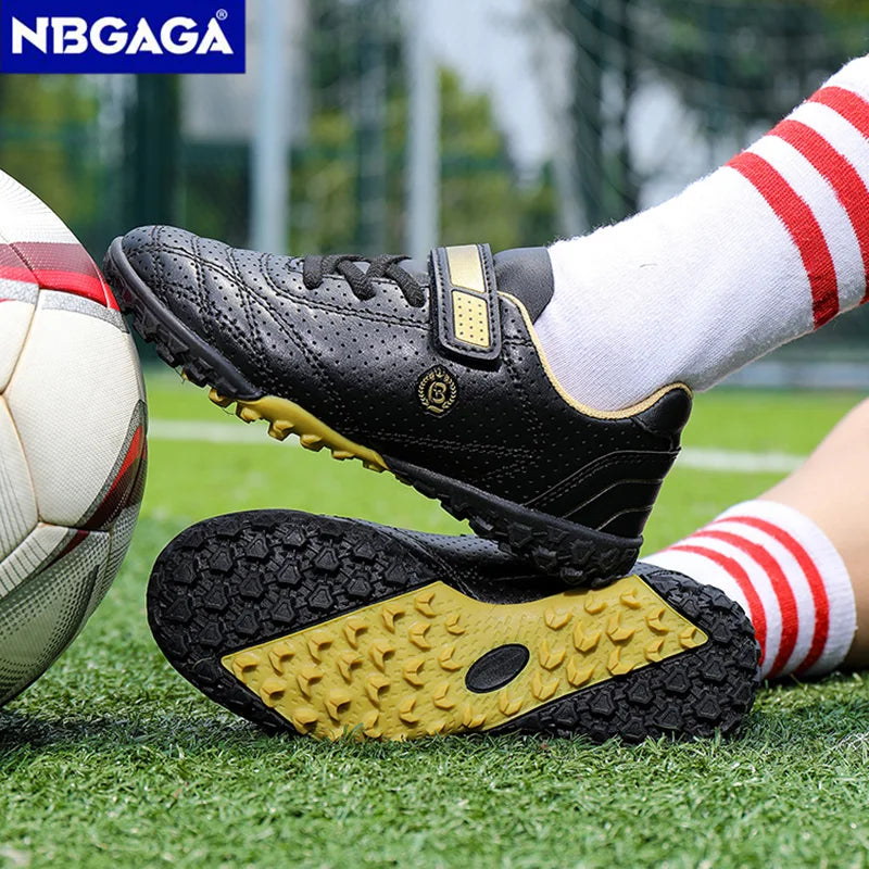 Kids Youth Soccer Shoes Sports Society Field Boy Football Shoes Non Slip Lightweight Training Sneakers Children Football Match