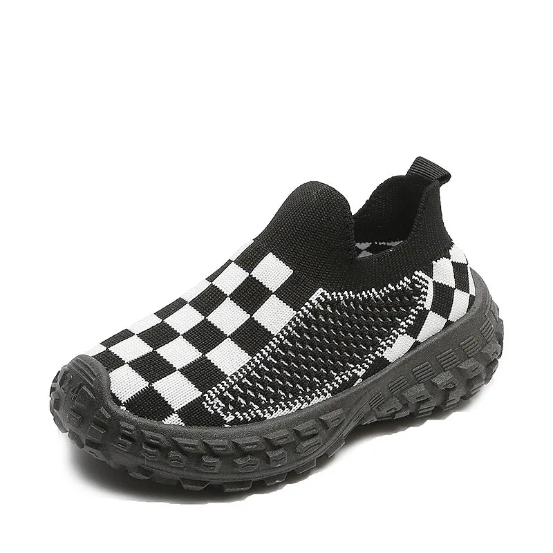 Children Sports Shoes Breathable Mesh Shoes Boy Casual Shoes Knitted Girls Kids Sneakers Soft Bottom Baby Shoes Toddler Sneakers