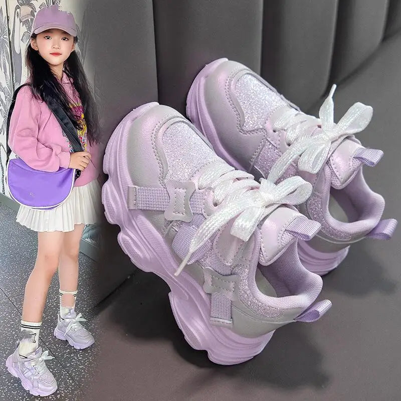 Children's Sneakers 2026 Light Athletic Kids Running Shoes Fashion Girls Boys Shoes Outdoor Casual Snekaker Walking Shoes New