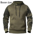 Punk Clothes Fashion Army Green Men Military Camouflage Hoodies Hooded Sweatshirts Male Camo Hoody Hip Hop Streetwear Brand Top