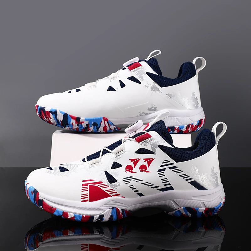 Kid's Badminton Shoes Boys Girls Volleyball Badminton Sneakers Training Sport Shoes for Student Men Women Mesh Tennis Shoes