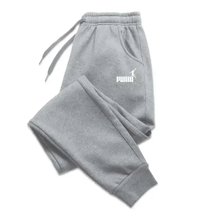 2026 Men's Trousers for Autumn and Winter, Men's Casual Pants, Fashionable Soft Sportswear Pants, Jogging Sports Logo Print
