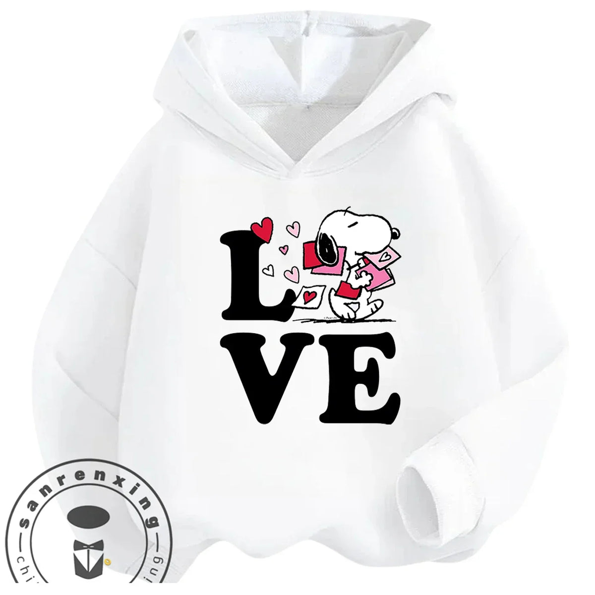 Fashion Kawaii Kids Hoodie Cute Cartoon Graphic Autumn Winter Casual Sweatshirt Snoopy 3 14