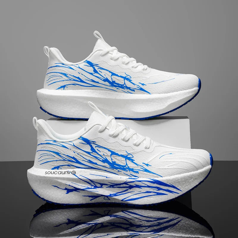 Marathon Running Shoes Carbon Board Speciality Sports Breathable Lightweight Women's Comfortable Athletic Nonskid Sneakers