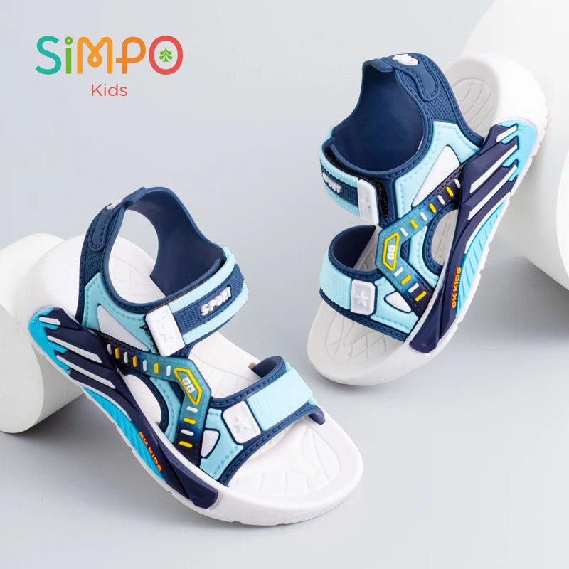 Sports Style Sandals For Students Boys & Girls Soft Bottom Casual Beach Shoes Kids‘ Toddler Sandals Summer