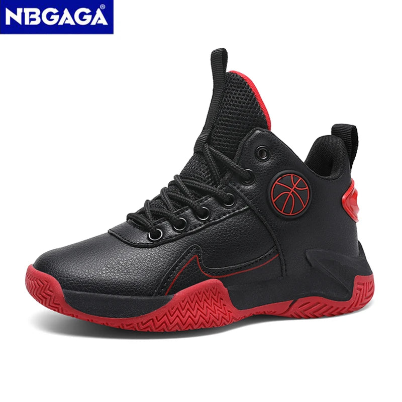 Children Basketball Shoes For Boys Girls Outdoor Trainning Non-slip Kid's Student Casual Running Sneaker Size 31-40