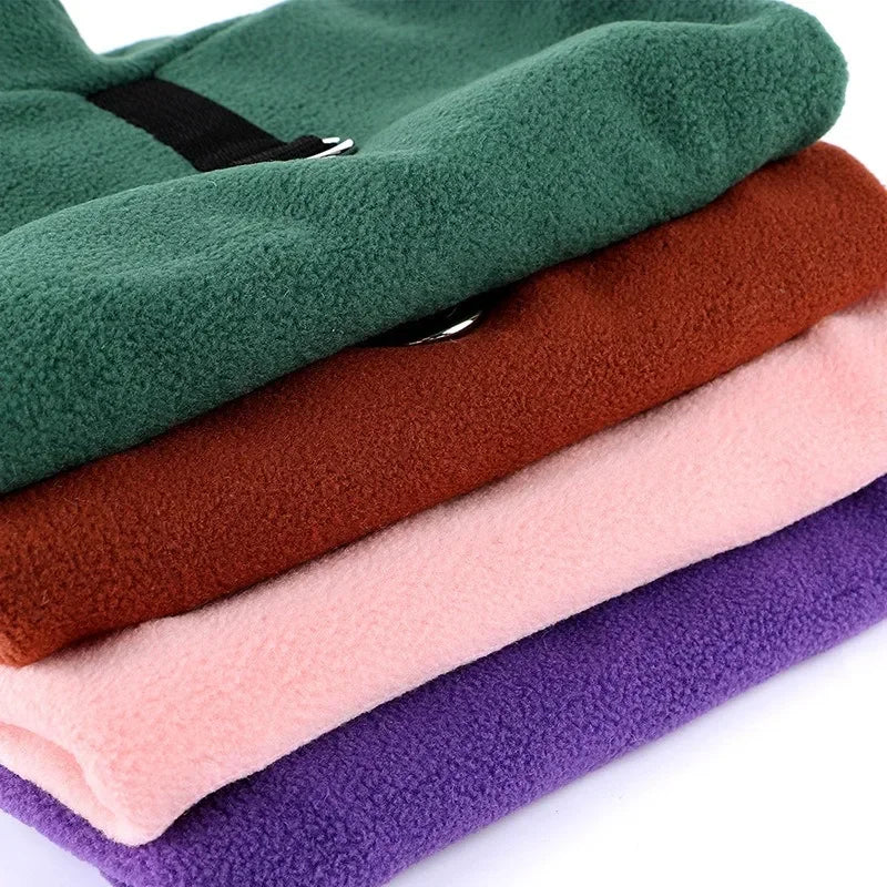 Best-selling pet clothes, autumn and winter dog clothes, new pet fleece clothing, stretchable warm vest