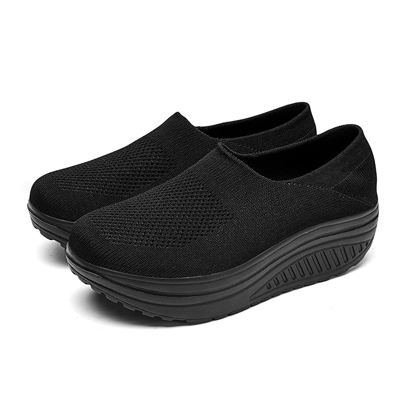 Sneakers Women Fashion Femme New Women's Vulcanized Shoes Sneakers Thick Bottom Slip on Female Women Shoe Plus Size