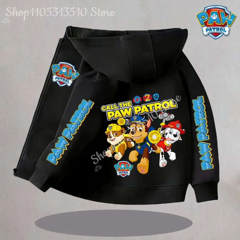 Cartoon Paw Patrol Kids Coats New Children Outerwear Warm Fleece Jacket Boys Girls Jackets for Autumn Spring Children Clothing
