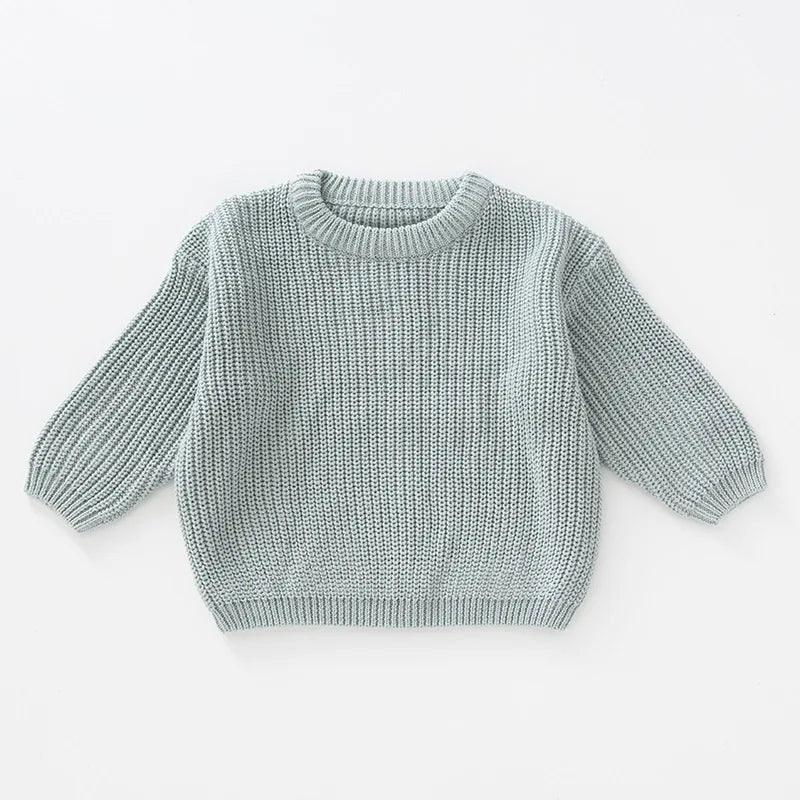 Custom Sweater Crewneck Pullovers For Kids Embroidered Exquisite Design Baby Shower Gift Personalized Unique Name By Hand-made
