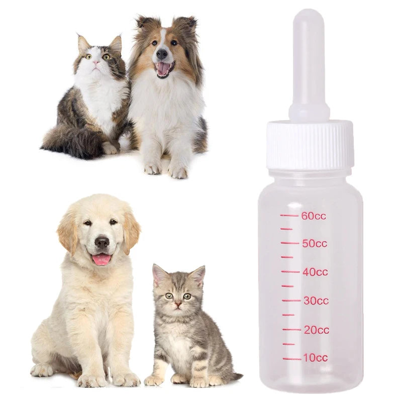 30ml Pet Feeding Bottle Single Dog and Cat Feeding Bottle Newborn Puppy Cat Feeding Bottle Pet Silicone Feeding Bottle