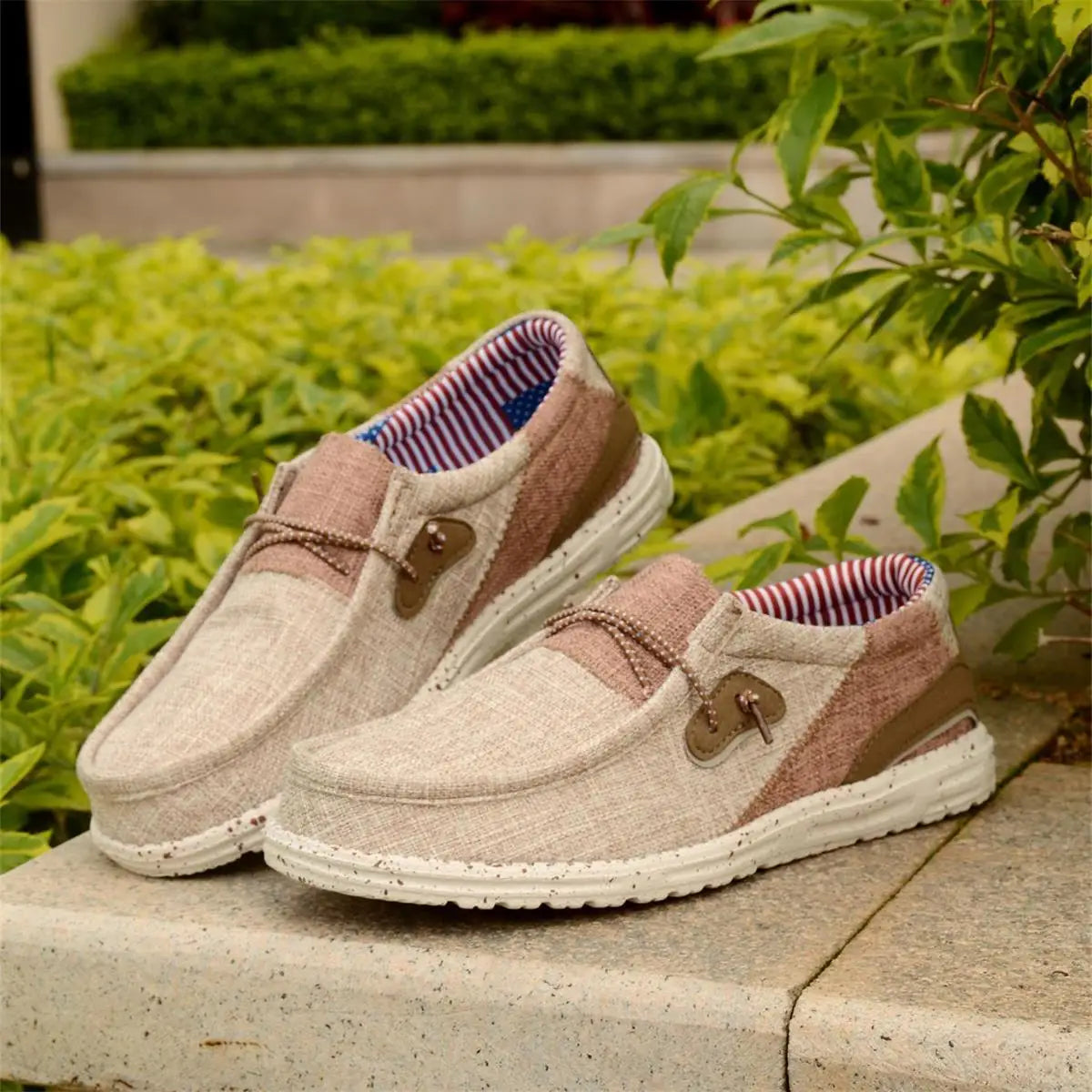 Men's Loafers Lightweight Comfortable Wide-Size Casual Sport Shoes for All Seasons Daily Wear Flat-Soled Men's Footwear