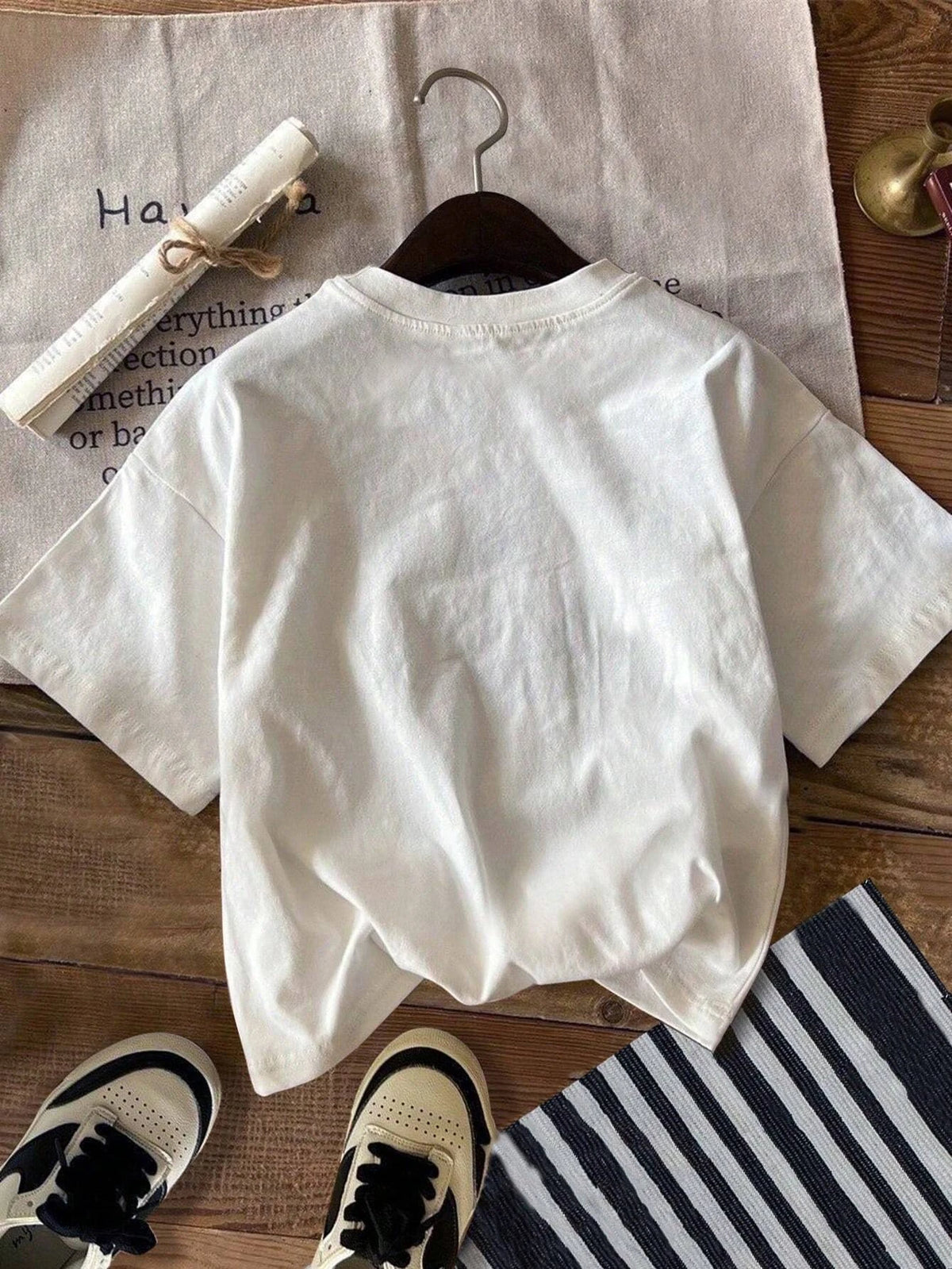 Kids T-shirts Suitable For Spring/Summer Fashion Bowknot Decorative Pattern Leopard Print Casual Simple Girls Round Neck Tees