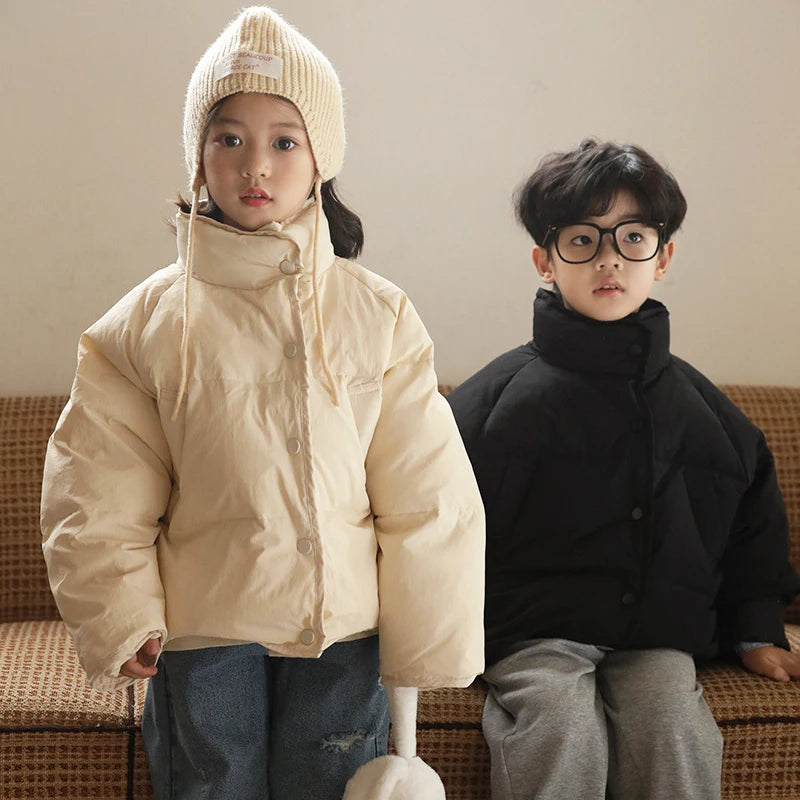 Winter Kids Down Jackets Casual Warm White Duck Down Children Outerwear Coats for Girls Boys Clothes Thicken Kids Coats