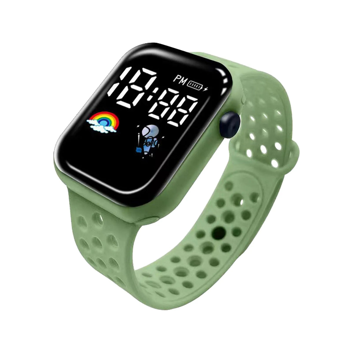 LED Digital Watch For Kids Boys Sports Waterproof Watches Girls Silicone Digital Watch Casual Childrens Electronic Reloj