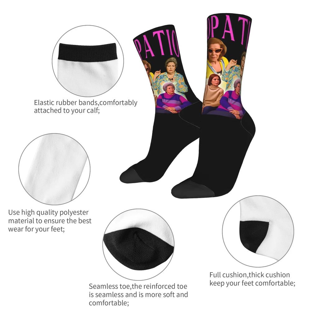 Aquí No Hay Quien Viva Socks  Design Stockings Non Slip Adults Men Socks Medium Soft Winter Elegant Running Sports Socks