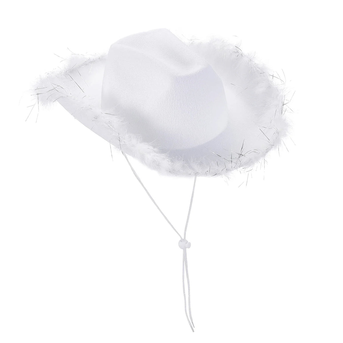 Women'S Western Cowboy Hat  Adult Solid Color Fur Trimmed Wide Brimmed Hat  Yuppie Gentleman Style Date Party Women'S Hat