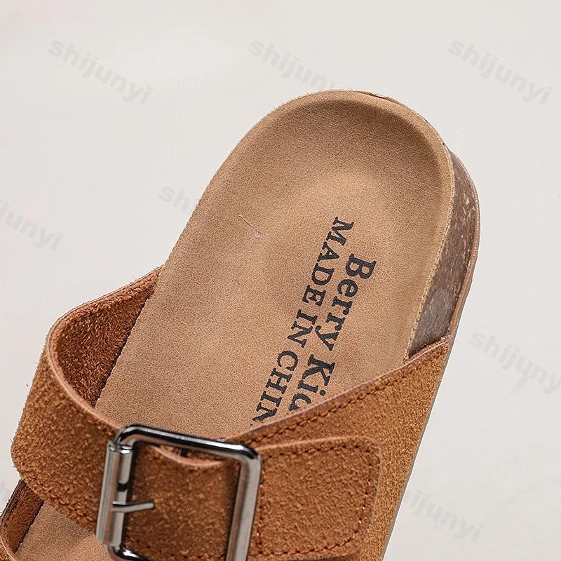 Children Sandals 2026 Girls Boys Summer New Fashion Korean Soft Sole Anti-slippery Versatile Kids Slippers Open-toe Beach Shoes