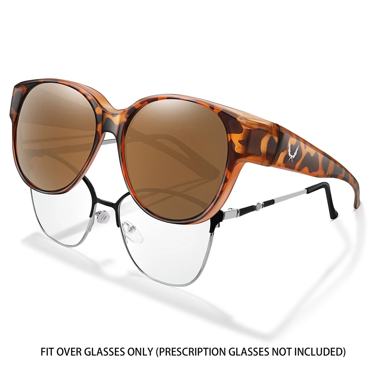 Men and Women's Fashion Round Over Sunglasses Daily Wear Cycling Shopping Fishing Running Glasses Unisex UV400 Eyewear
