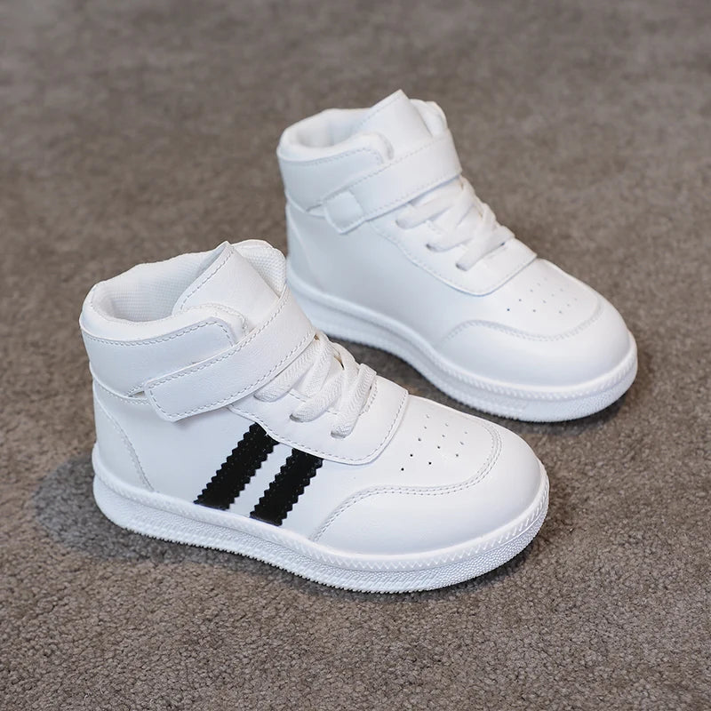 Children Casual Sports Shoes High-top Non-Slip Lightweight Comfortable Kids Sneakers Boys Girls Running Shoes Classic 2025 New