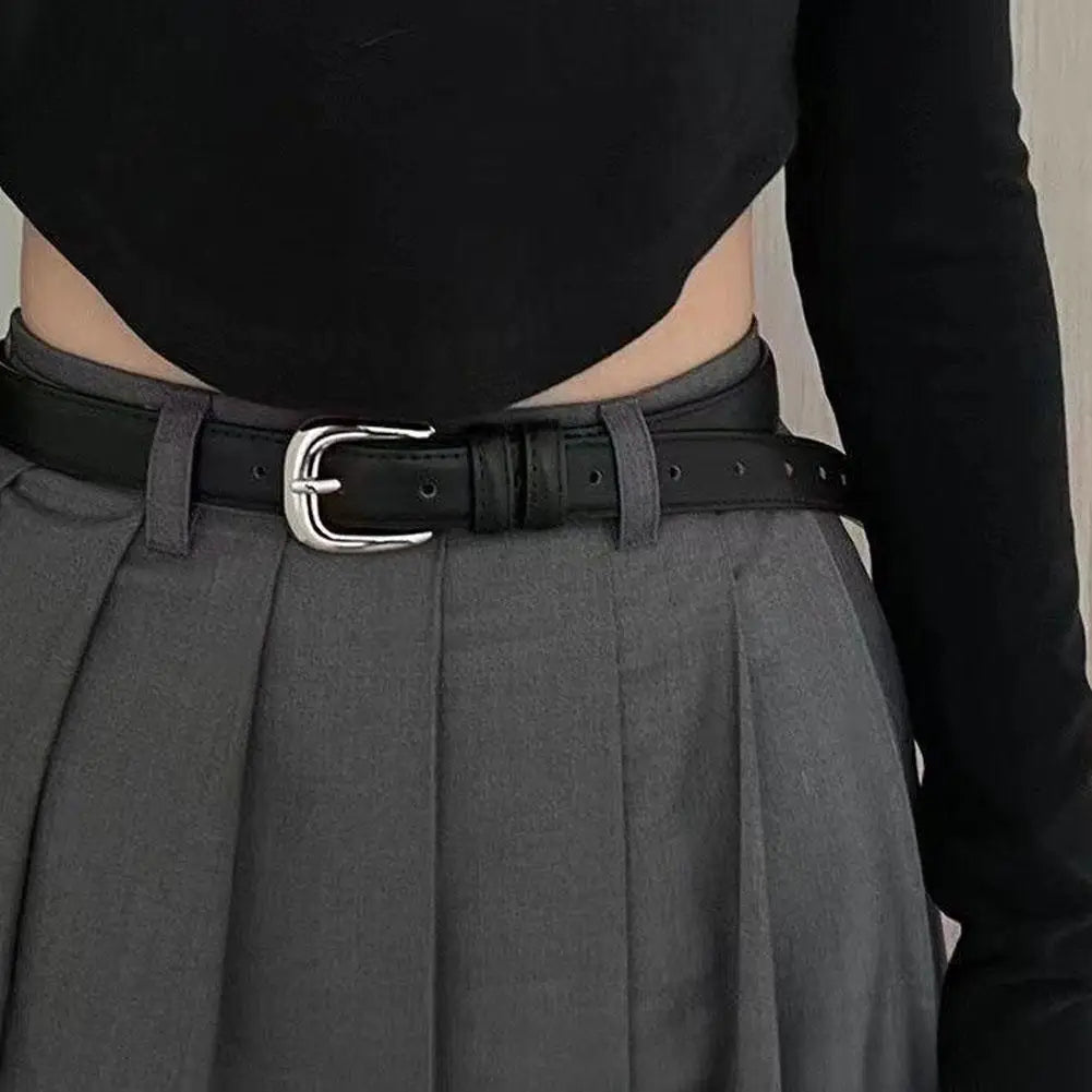 Fashion Dress Belt for Women Trendy Dress Belt Women's Trousers Belt Black Brown Waist Belts Strap for Dresses Belts for Lady