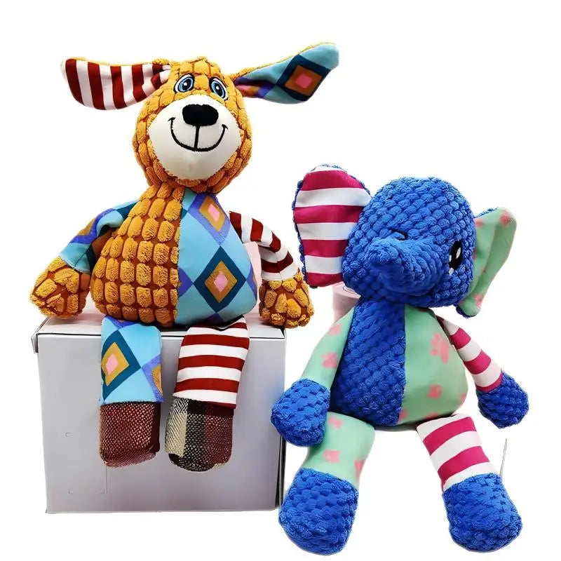 1/2 Pcs Pet Toys Dog Toys Plush Toys Bite Resistant Grind Teeth Relieve Boredom Make Noise Pet Supplies