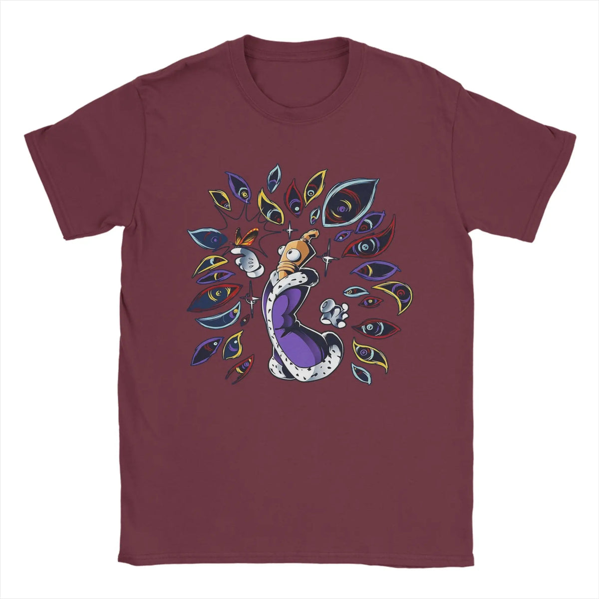 Men T-Shirts Kinger Cartoon Digitals Circus Funny Pure Cotton Tees Short Sleeve T Shirts O Neck Clothing Summer