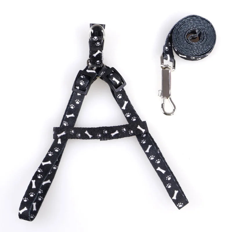Small Dog Leash Puppy Leashes Teddy Pet Leash and Harness Set Cute Lead Rope Set Cat Kitten Leash Pet Things Decoration
