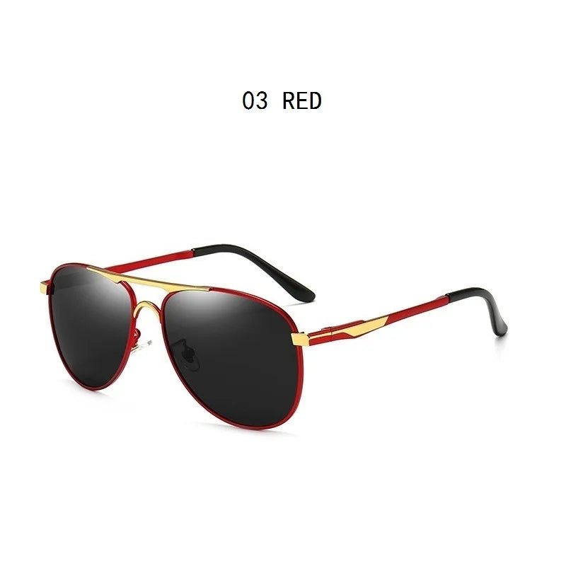 Sunglasses For Men Women Metal Frame Pilot Glasses Male Fashion Driving Sun Glasses Brand Design Eyewear Shades