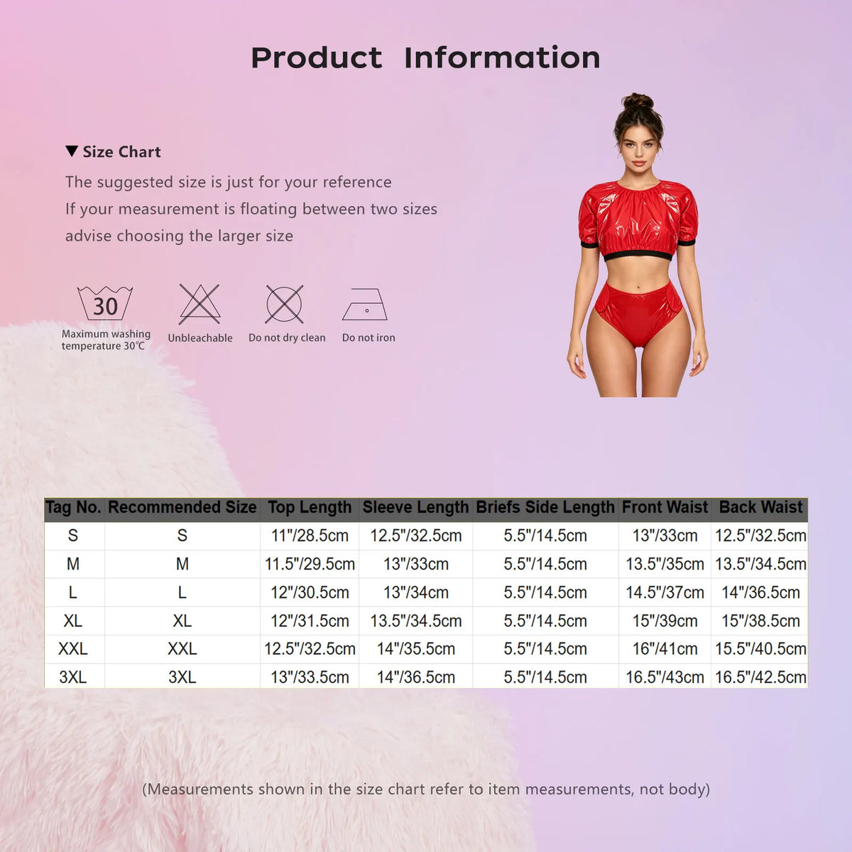 Womens Swim Sets Waterproof Vinyl Adaptive Swimwear Beachwear Outfits Short Sleeve Crop Top and Hook and Diaper Cover Shorts