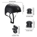 7Pcs/Set Kids Safety Helmet Knee Elbow Pad Set Toddler Helmet with Protective Gear Set for Skateboard Cycling