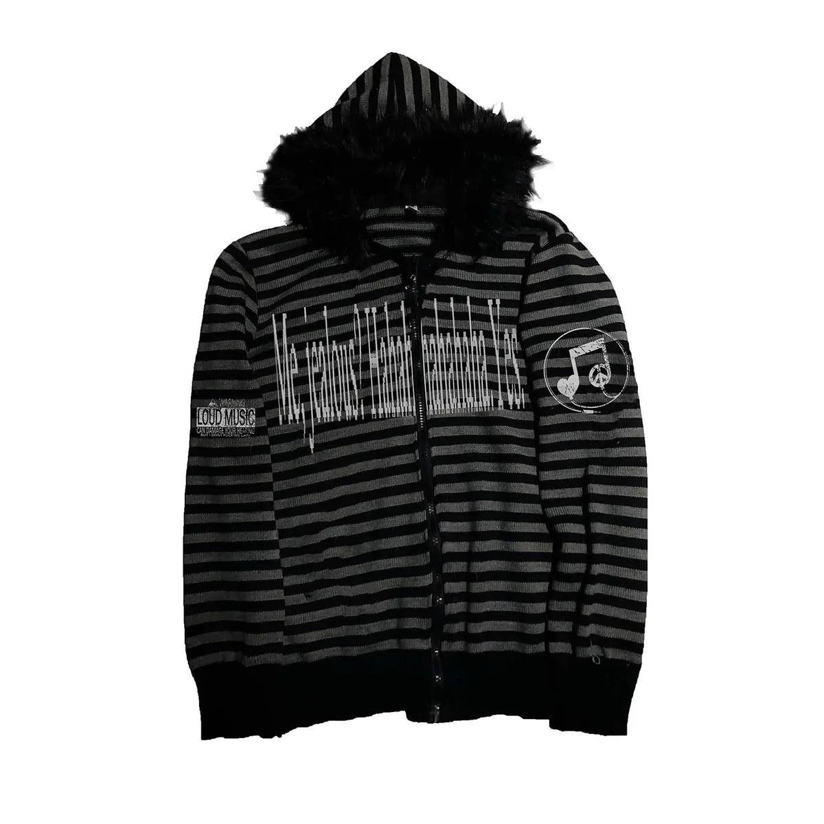 Millennium Y2k Spicy Girls Style Slimming Zipper Hoodie Autumn/Winter Gothic Vintage Fashion Streetwear Versatile Thin Hoodie Em