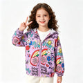 Kids Jackets for Girls Clothes 2 to 3 4 5 6 7 8 9 Years Cute Waterproof Children Coats Toddler Girl Outerwear Korea Unicorn Tops