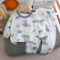 Child Pajam Baby Clothes Children Loungewear Long Sleeve Pajamas for Cute Deisgn Lightweight Comfortable Fabric Sleepwear Outfit