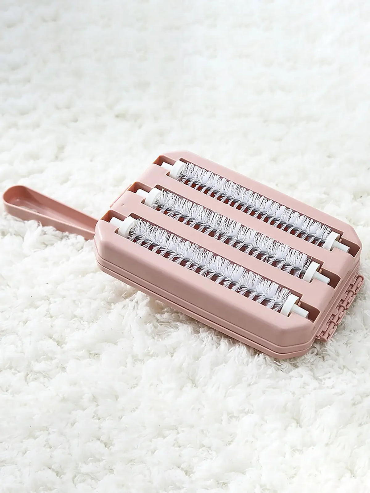 1pc- Bed Pet Hair Debris Brush Handheld Carpet Brush Crumb Dirt Fur Cleaner Roller Sweeper Home Cleaning Tools