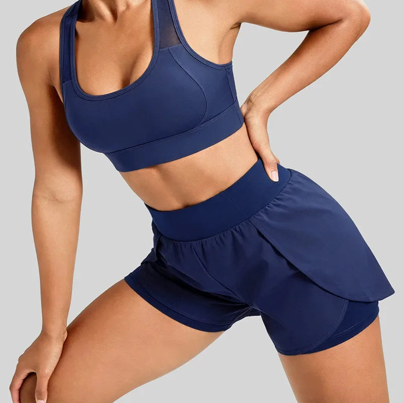 Women's Sports Shorts  Anti Chafe High Waist Running Shorts Lightweight Breathable Gym Workout Fitness Casual Short Pants