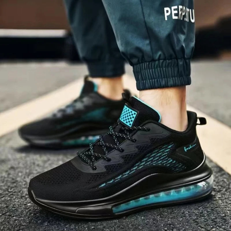 2026 New Men's Sneakers Lightweight Breathable Running Shoes Non-slip Shock-absorbing Athletic Sports Shoes Comfortable Casual T