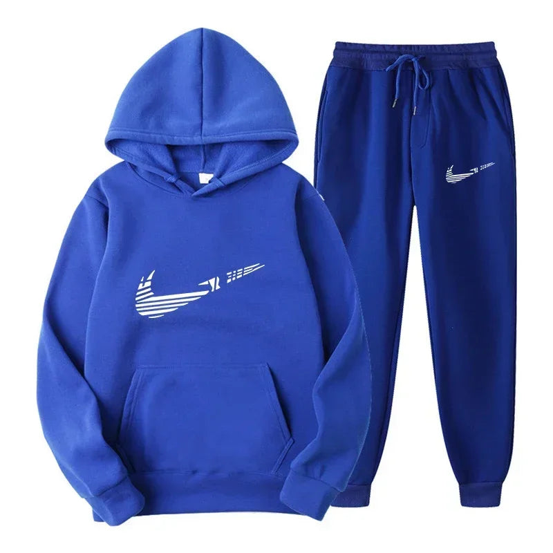 A versatile multi-functional sportswear suitable for both men and women, featuring a hooded sweatshirt, suitable for outdoor tra