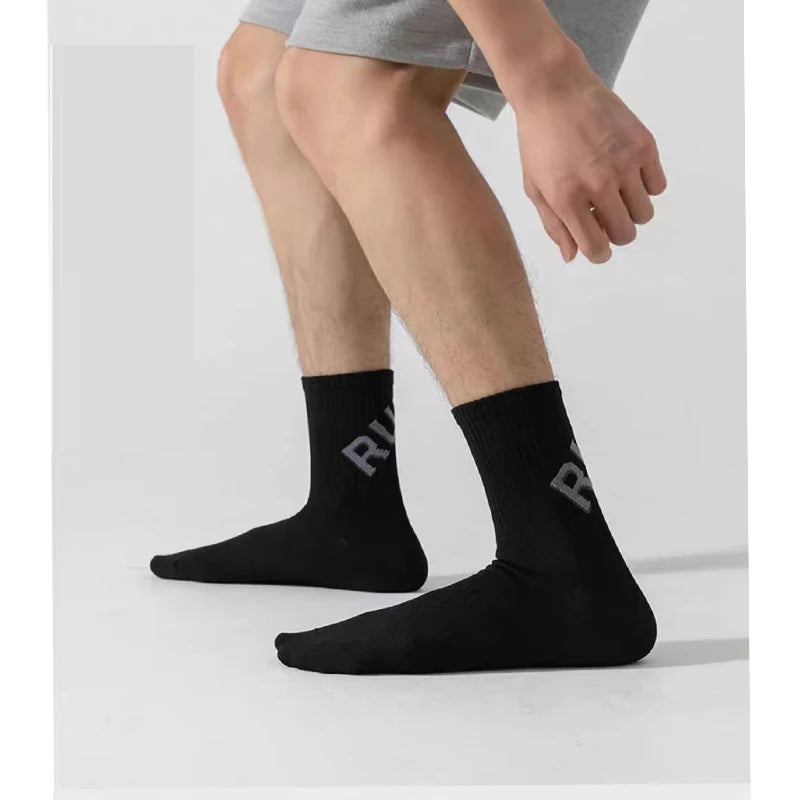 1 Pair Of Running Socks For Men And Women, Short Tube Towel Bottom Sports, Low Top Marathon, Fitness Basketball Pressure Socks