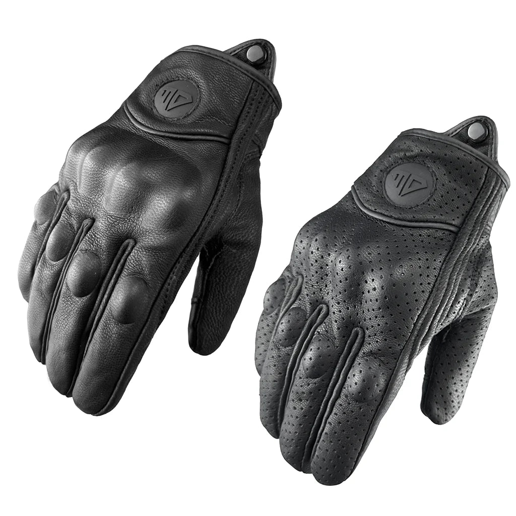 Motorcycle Gloves Men Women Moto Leather Cycling Glove Motorbike ATV Motor S 3XL Bicycle Four Seasons Spring Autumn